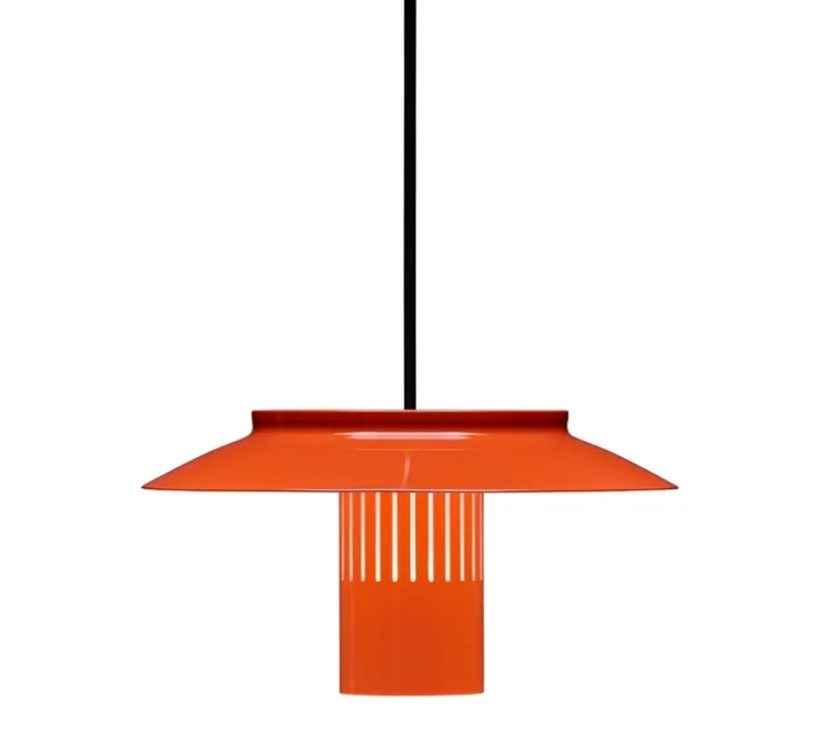 Suspension, Lille 24, rouge orangé, Ø24cm, H12,6cm - Pholc