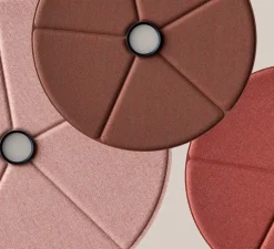 Suspension, Lily 90, orange, LED, 2700k, 900-1100lm, Ø90cm, H6,1cm - Abstracta