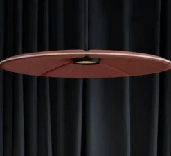 Suspension, Lily 120, orange, LED, 2700k, 900-1100lm, Ø120cm, H6,1cm - Abstracta