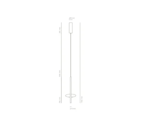 Suspension, Lines, blanc, LED, 2700K, 1440 lm, Ø1,9cm, H56,2cm - Nexia