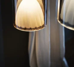 Suspension, Lit, Large, bleu, Ø20cm, H42cm - Penta
