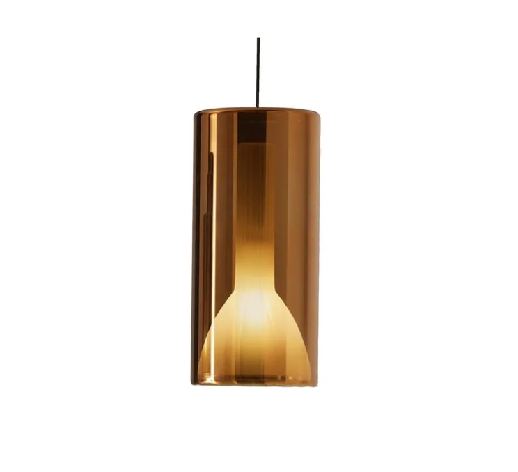 Suspension, Lit, Large, orange, Ø20cm, H42cm - Penta