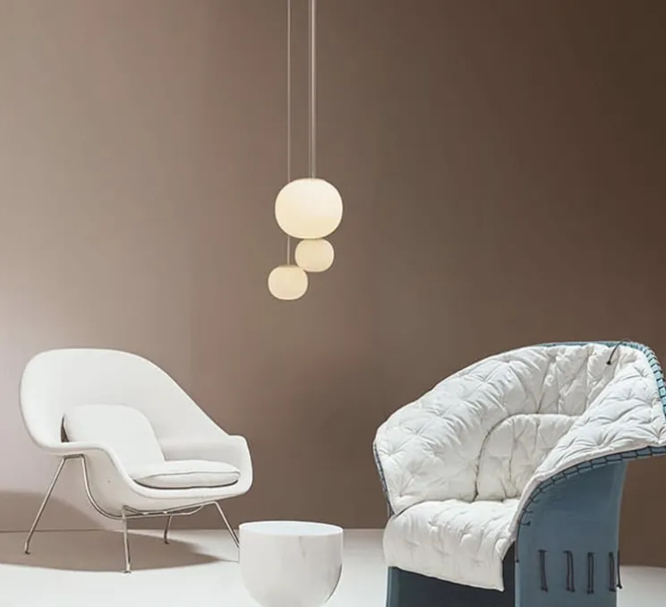 Suspension, Lita, blanc, Ø42cm, H30cm, LED - LUCEPLAN