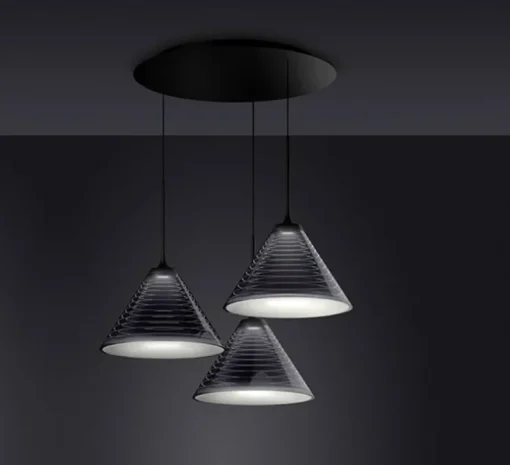 Suspension, Look at Me, transparent, noir, Ø35cm, H46,5cm - Artemide