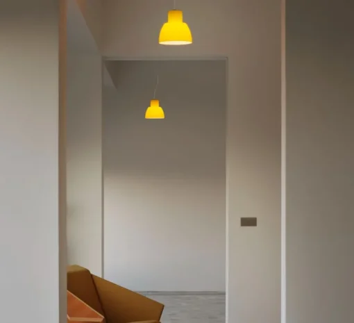 Suspension, Lorosae, réédition d'Alavaro Siza, jaune sorrento, Ø20cm, H19cm - Nemo Lighting