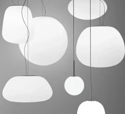 Suspension, Lumi_Sfera, blanc, 3000K, Ø35cm, H33cm - FABBIAN