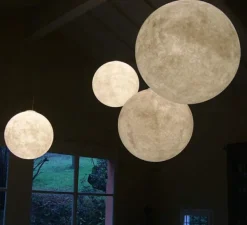 Suspension, Luna 25, blanc, ø25cm, cm - In-es.artdesign