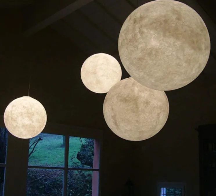 Suspension, Luna 25, blanc, ø25cm, cm - In-es.artdesign
