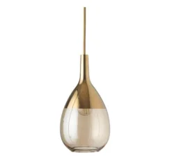 Suspension, Lute S, or fumé, Ø14cm, H27cm - Ebb and Flow