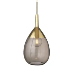 Suspension, Lute XL, Marron chataîgne, Ø31cm, H70cm - Ebb and Flow