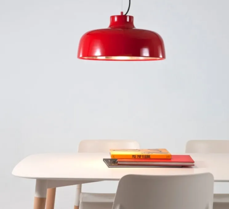 Suspension, M68, rouge glossy, Ø46cm, H22cm - Santa & Cole
