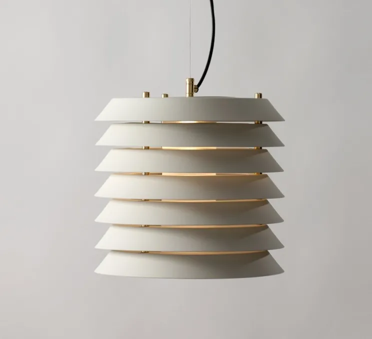 Suspension, Maija 30, blanc mat, LED, dim, 2700K, 329 lm, Ø30cm, H28cm - Santa & Cole