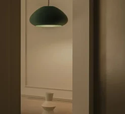 Suspension, Mar H260, vert émeraude, Ø46,1cm, H26cm - Faro