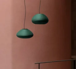 Suspension, Mar H260, vert émeraude, Ø46,1cm, H26cm - Faro