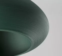 Suspension, Mar H260, vert émeraude, Ø46,1cm, H26cm - Faro