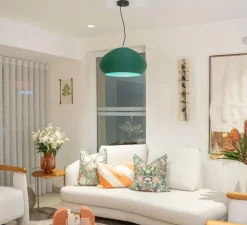 Suspension, Mar H290, vert émeraude, Ø45,1cm, H29cm - Faro