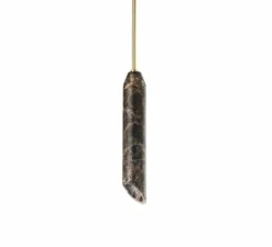 Suspension, Marble Art, Marron, Ø5cm, H55cm - Design by us
