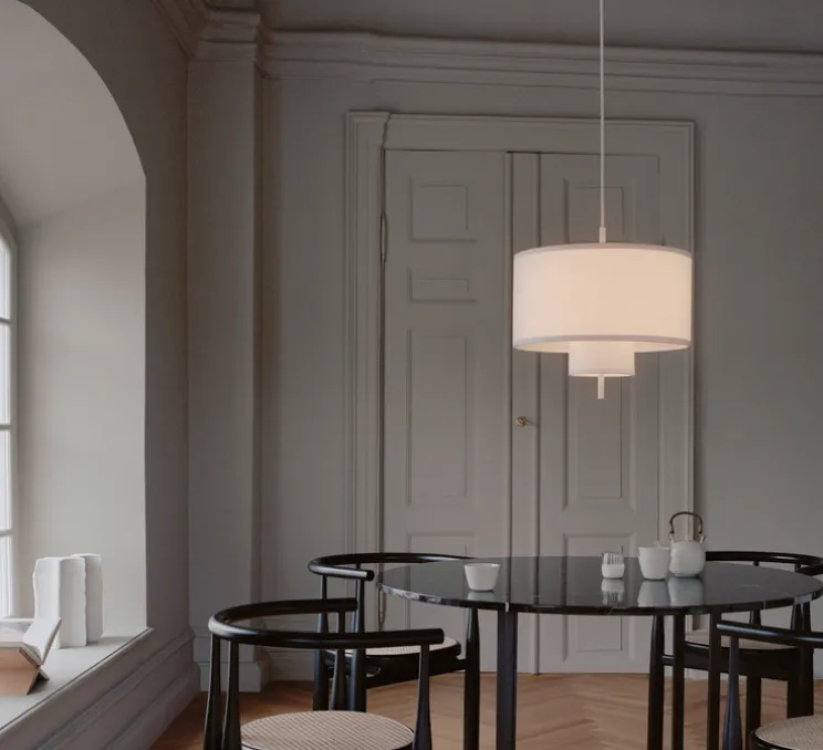 Suspension, Margin, blanc, Ø48cm, H34cm - New Works