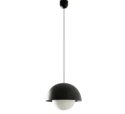 Suspension, Marisol, noir, LED, 2700K, 887 lm, Ø30cm, H22,7cm - Faro