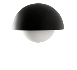 Suspension, Marisol, noir, LED, 2700K, 887 lm, Ø30cm, H22,7cm - Faro