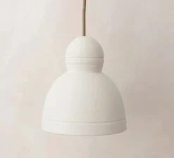 Suspension, Marius, Blanc mat, Ø17cm, H20cm - Oustao