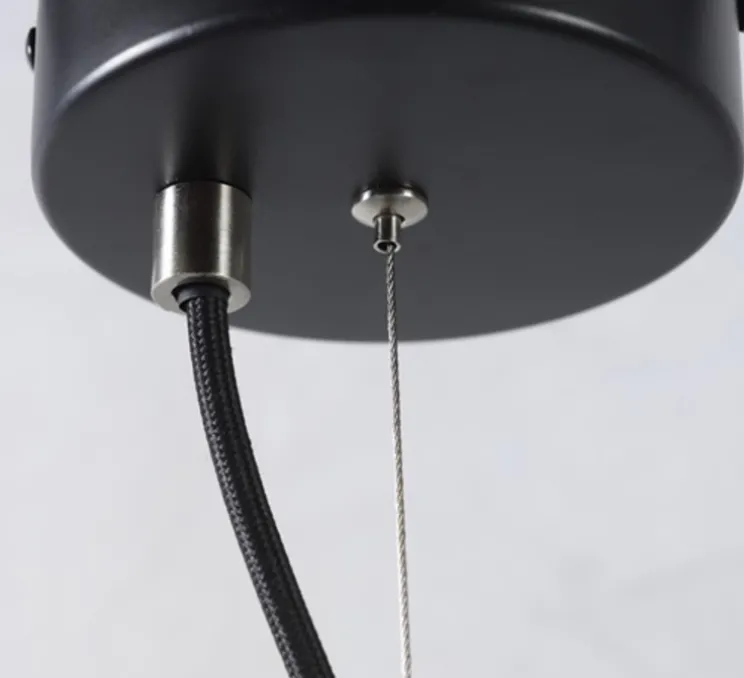 Suspension, Marseille, noir, Ø48cm, H27cm - It's About Romi