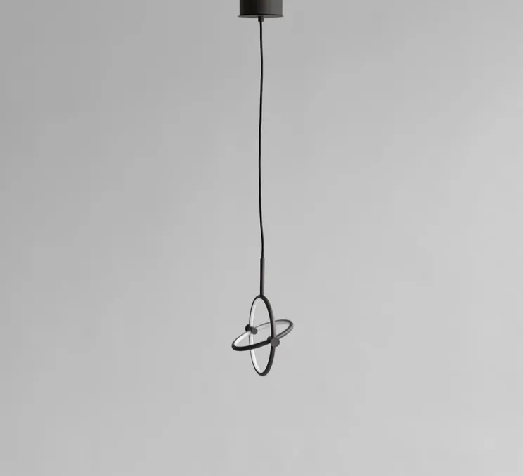 Suspension, Maru Mini, noir brûlé, LED, dim, 2400K, lm, L23cm, H32cm - 101 Copenhagen