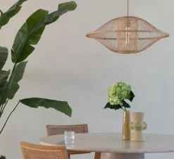 Suspension, Maui L, naturel, Ø70cm, H30cm - Good&Mojo