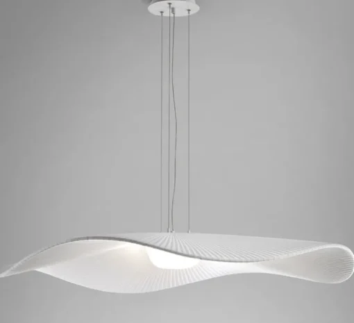 Suspension, Mediterrània S/105/01, blanc, LED, 2700K, 2064lm, Ø105cm, H12,3cm - Bover