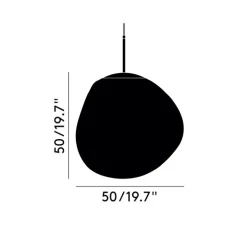 Suspension, Melt, cuivre, LED, 3000K, 800lm, Ø50cm, H50cm - Tom Dixon