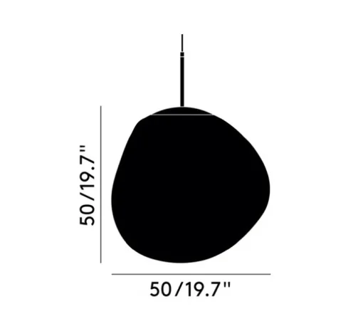 Suspension, Melt, cuivre, LED, 3000K, 800lm, Ø50cm, H50cm - Tom Dixon