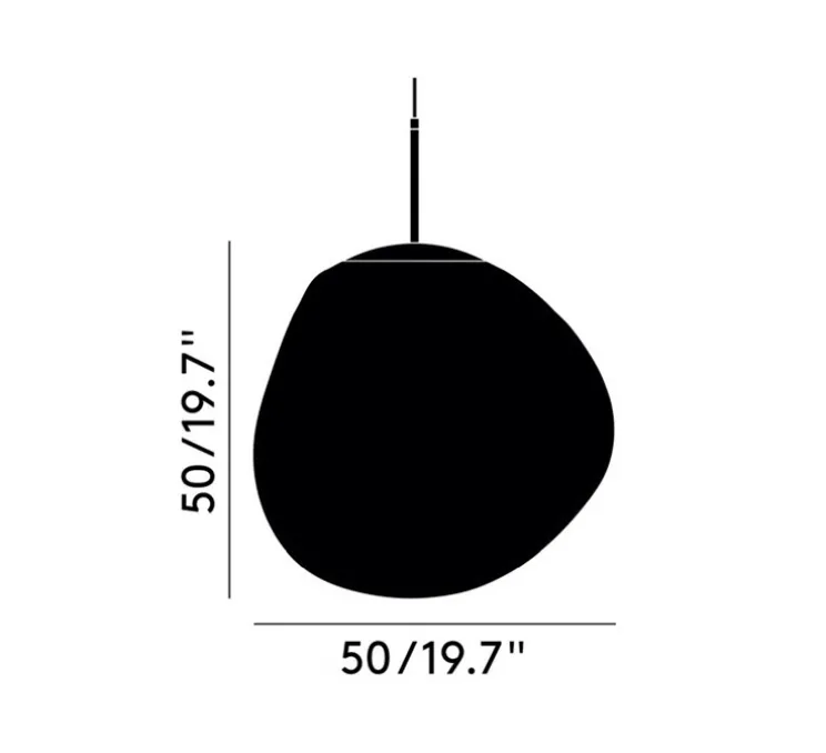 Suspension, Melt, cuivre, LED, 3000K, 800lm, Ø50cm, H50cm - Tom Dixon