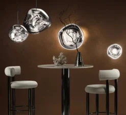 Suspension, Melt Mini, fumé, LED, 3000K, 800lm, Ø28cm, H27cm - Tom Dixon