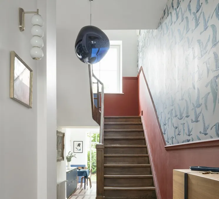 Suspension, Melt, violet fumé, LED, dim, 3000k, 800 lm, Ø50cm, H50cm - Tom Dixon