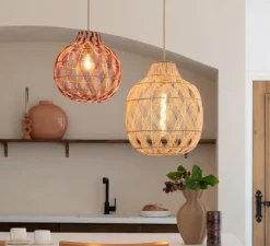 Suspension, Mendoza L, naturel, Ø40cm, H53cm - Good&Mojo