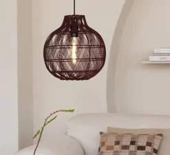 Suspension, Mendoza S, burgundy, Ø35cm, H33cm - Good&Mojo