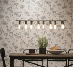 Suspension, Miami, noir, L105cm, H28cm - It's about Romi