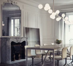 Suspension, Mimosa, blanc, L126cm, H50cm - Atelier Areti