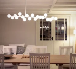 Suspension, Mimosa, blanc, L126cm, H50cm - Atelier Areti