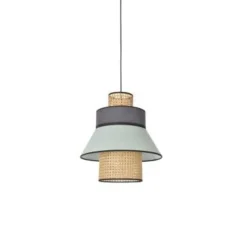 Suspension, Mini Singapour GM, anthracite, amande, Ø30cm, H32cm - Market Set