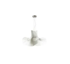 Suspension, Minimikado S, blanc ivoire, LED, H50cm, L70cm - LZF