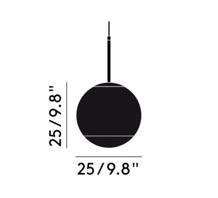 Suspension, Mirror Ball 25, argent, LED, dim, 3000K, 800 lm, Ø25cm, H25cm - Tom Dixon