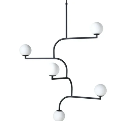 Suspension, Mobil 100, noir, Ø70cm, H100cm - PHOLC