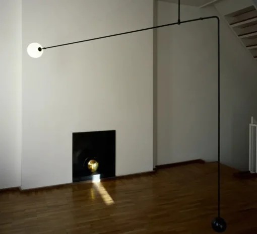 Suspension, Mobile Chandelier 4, noir, LED, dim, 2700K, 800 lm, L202,5cm, H132,7cm - Anastassiades Studio