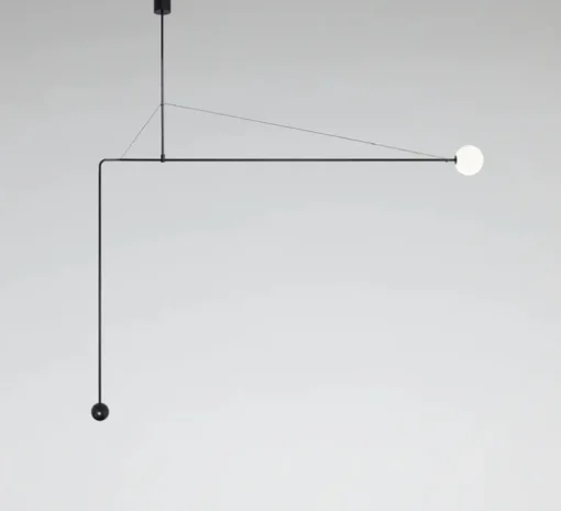 Suspension, Mobile Chandelier 4, noir, LED, dim, 2700K, 800 lm, L202,5cm, H132,7cm - Anastassiades Studio