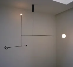 Suspension, Mobile Chandelier 1, noir, LED, dim, 2700K, 800-350 lm, L258,9cm, H113cm - Anastassiades Studio