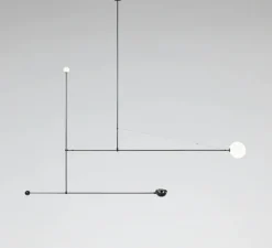 Suspension, Mobile Chandelier 1, noir, LED, dim, 2700K, 800-350 lm, L258,9cm, H113cm - Anastassiades Studio