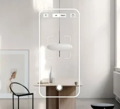 Suspension, Model 2065, blanc et câble noir, Ø53,8cm, H54,6cm - Astep