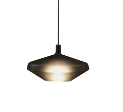 Suspension, MoM low, noir, rosace noire, câble 2m, Ø38cm, H21,4cm - Penta