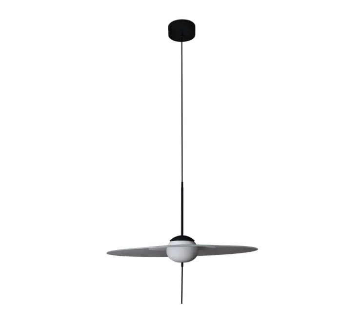 Suspension, Mono L600, blanc, LED, dim, 2700K, 1300 lm, Ø60cm, H48,4cm - DCW éditions Paris
